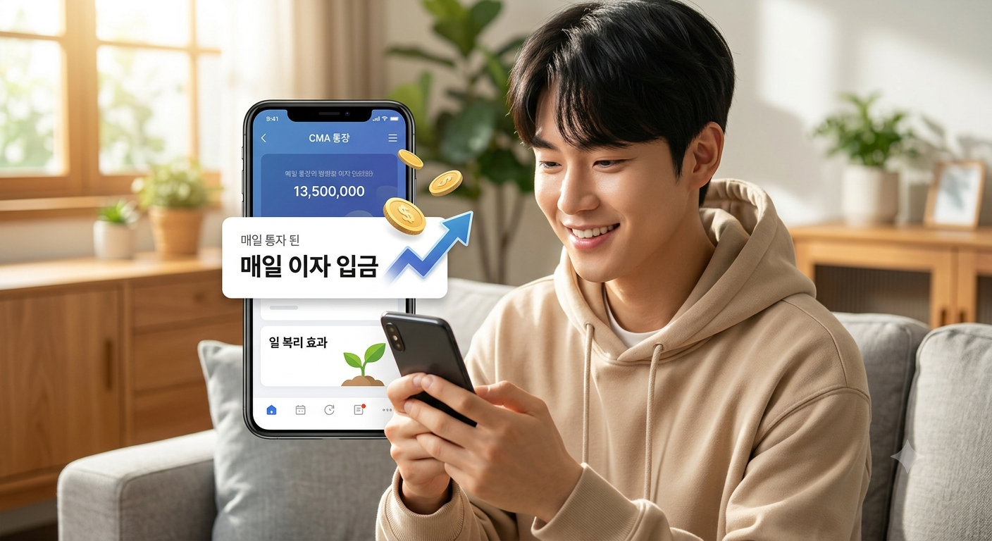 주식 안 해도 이자가 매일? 초보자를 위한 CMA 통장 활용법